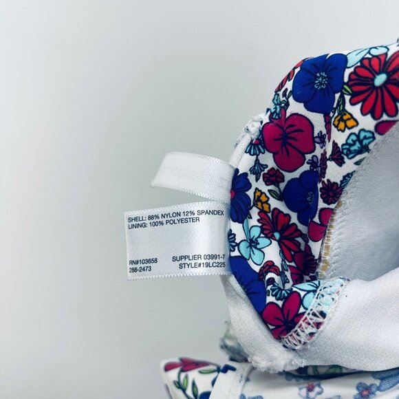 Liz Claiborne Floral Tankini Swimwear for Women Multicolor Size S - Picture 5 of 11